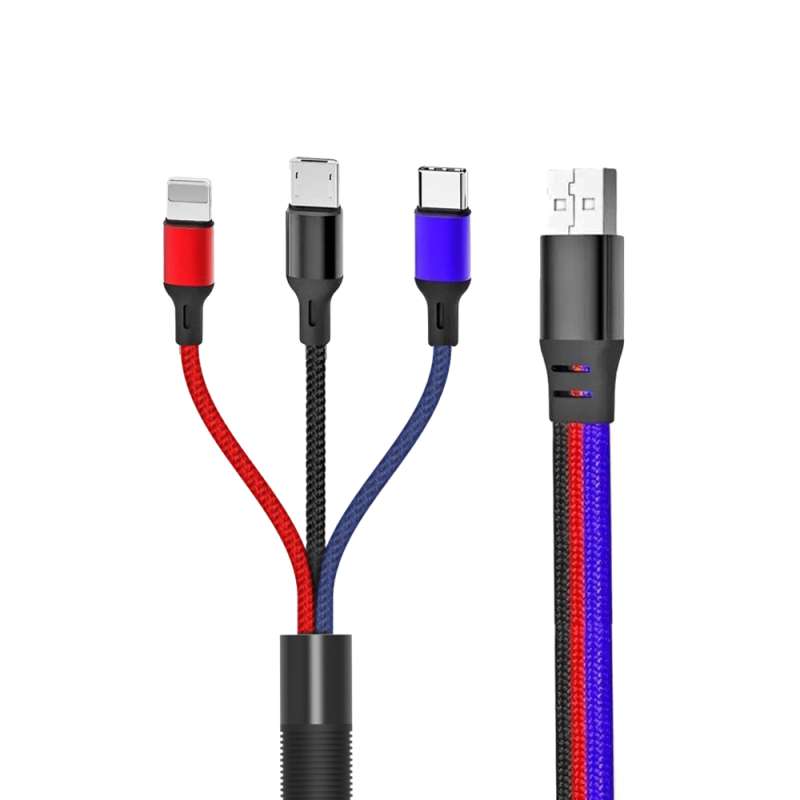 XO-NB143 3in1 braided cable 